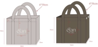 Fabric tote bags
