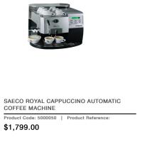 Saeco Espresso & Cappuccino Coffee Machine