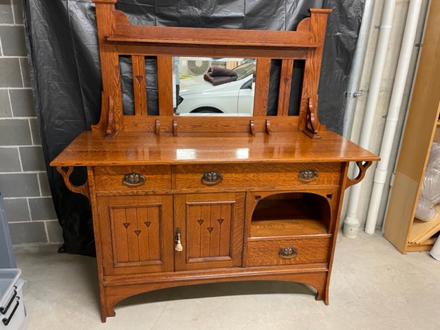 Sideboard with Back, PLUS Hallstand
