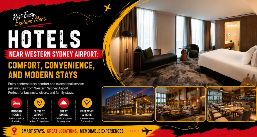 Hotels Near Western Sydney Airport: Comfort, Convenience, and Modern Stays