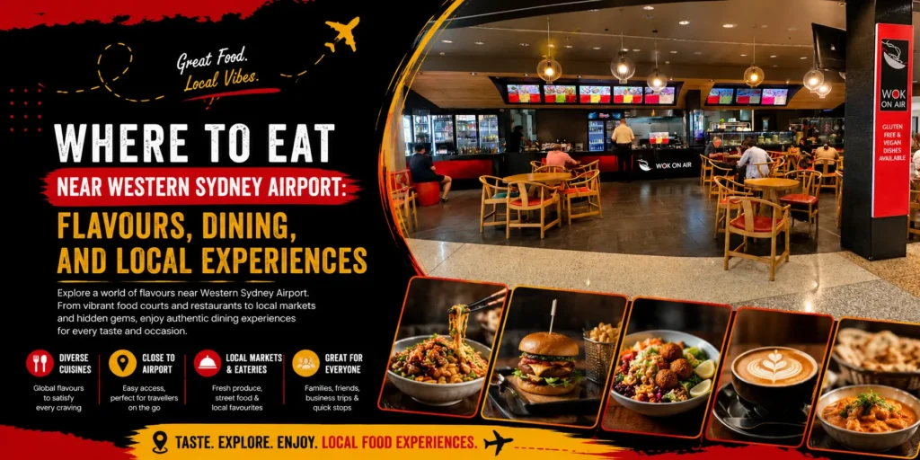 Where to Eat Near Western Sydney Airport: Flavours, Dining, and Local Experiences